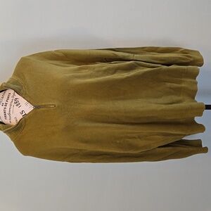 Olive 1/4 Zip Sweater